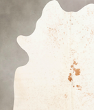 Salt and Pepper Brown Cowhide Rug #B6415