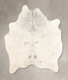 Salt and Pepper Black Cowhide Rug #B7515