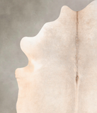 Grey with Beige Cowhide Rug #B7591