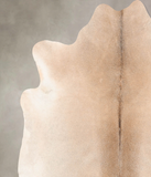 Grey with Beige Cowhide Rug #B7604