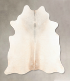 Grey with Beige Cowhide Rug #B7612