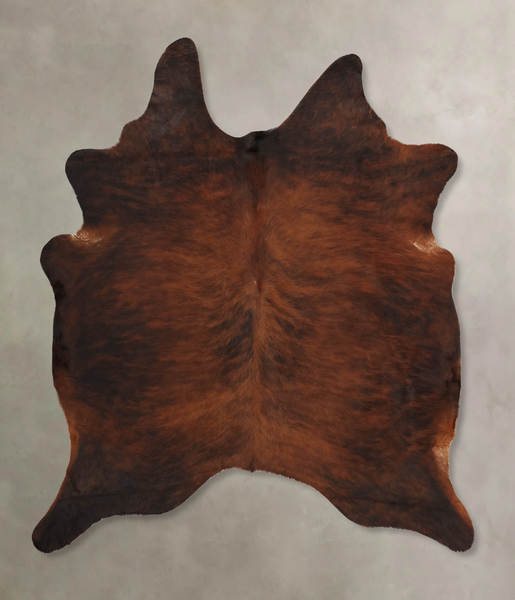 Dark Brindle Cowhide Rug #B7791