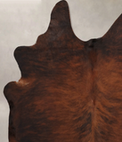 Dark Brindle Cowhide Rug #B7791