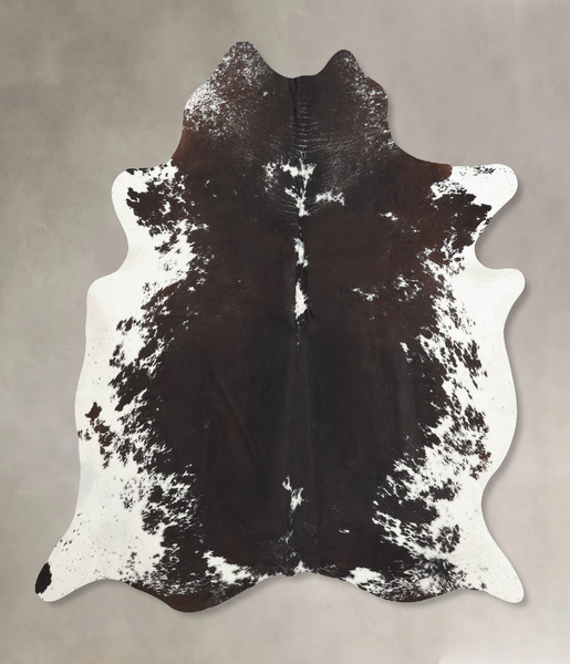 Chocolate and White Cowhide Rug #B7794