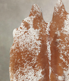 Salt and Pepper Brown Cowhide Rug #B7844