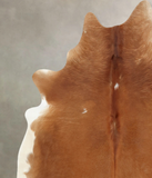 Brown and White Regular Cowhide Rug #B7847