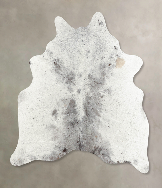 Salt and Pepper Black Cowhide Rug #B7852