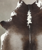 Grey with White Cowhide Rug #B7902