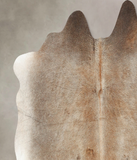Grey with Beige Cowhide Rug #B7936