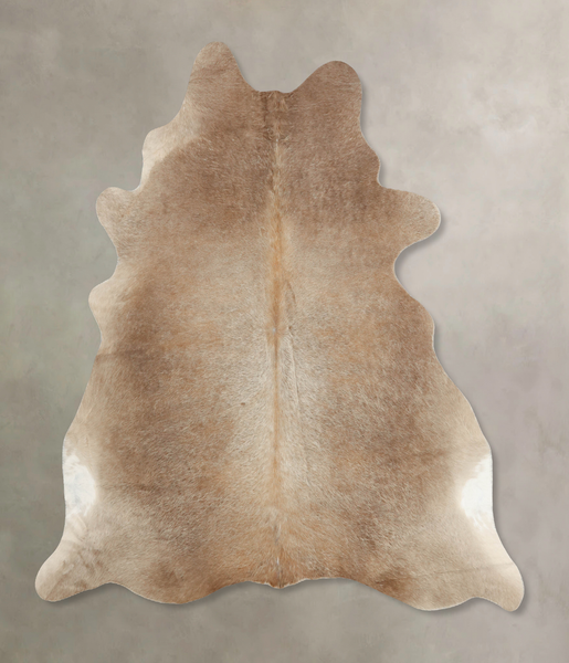 Grey with Beige Cowhide Rug #B7939