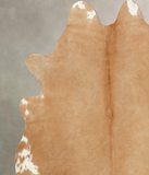 Beige Cowhide Rug #B7966