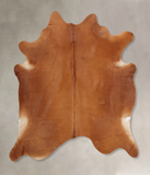 Solid Brown Cowhide Rug #B7986