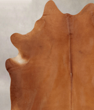 Solid Brown Cowhide Rug #B7986