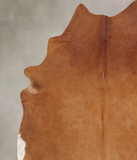Solid Brown Cowhide Rug #B7987