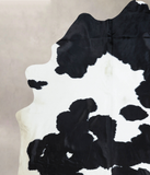 Black and White Cowhide Rug #B7994