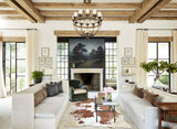 Brown and White Cowhide Rug #B8063