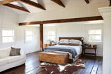 Brown and White Cowhide Rug #B8067