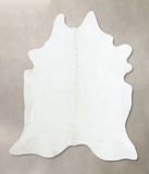 Solid White Cowhide Rug #B8268