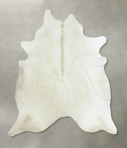 Solid White Cowhide Rug #B8270