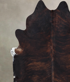 Dark Brindle Cowhide Rug #B8344