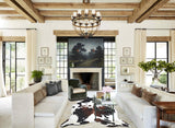 Chocolate and White Cowhide Rug #B8354