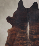 Dark Brindle Cowhide Rug #B8372