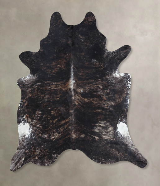 Dark Brindle Cowhide Rug #B8374