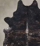 Dark Brindle Cowhide Rug #B8374