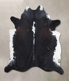 Black and White Cowhide Rug #B8377
