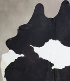 Black and White Cowhide Rug #B8379
