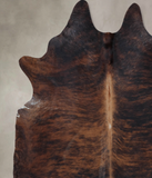 Dark Brindle Cowhide Rug #B8391