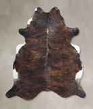 Dark Brindle Cowhide Rug #B8407