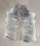 Grey Brindle Cowhide Rug #B8412
