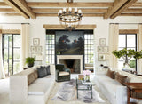 Grey Brindle Cowhide Rug #B8412