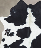 Black and White Cowhide Rug #B8418
