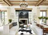 Black and White Cowhide Rug #B8419