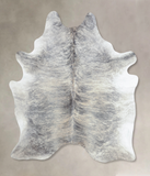 Grey Brindle Cowhide Rug #B8452