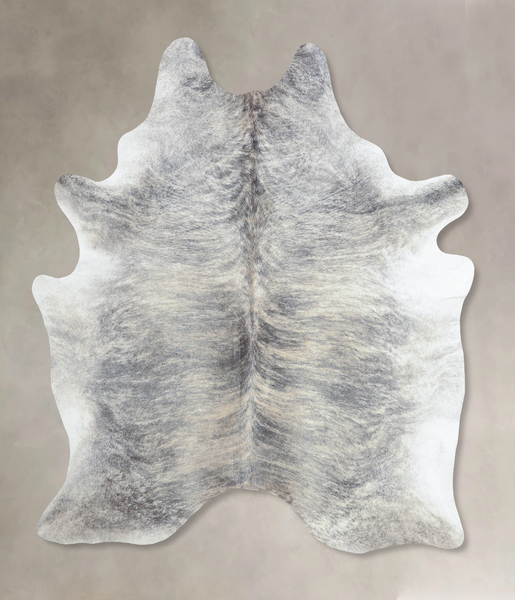 Grey Brindle Cowhide Rug #B8452