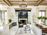 Grey Brindle Cowhide Rug #B8452