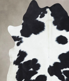 Black and White Cowhide Rug #B8455