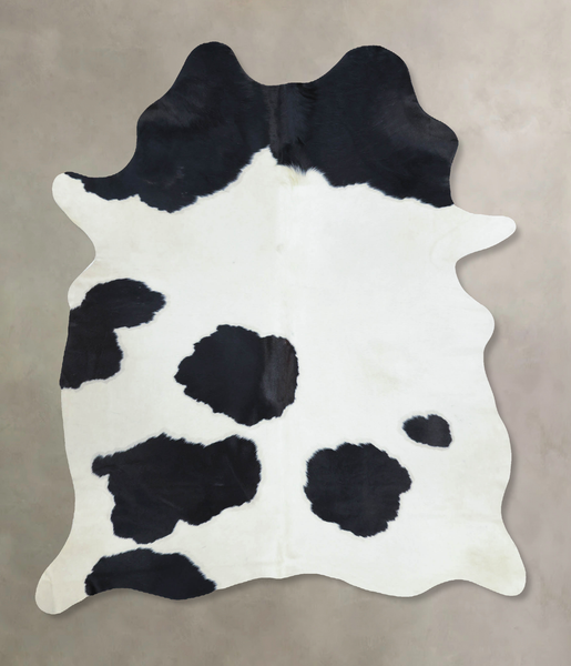 Black and White Cowhide Rug #B8456