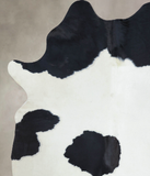 Black and White Cowhide Rug #B8456