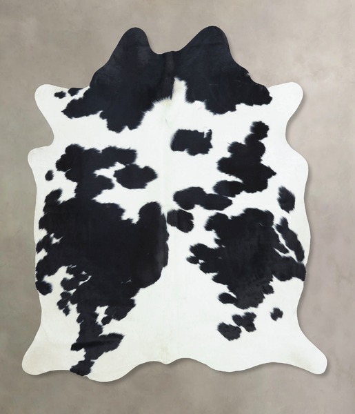 Black and White Cowhide Rug #B8458