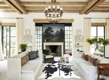 Black and White Cowhide Rug #B8458