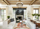 Salt and Pepper Brown Cowhide Rug #B8475
