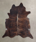 Dark Brindle Cowhide Rug #B8497