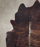 Dark Brindle Cowhide Rug #B8497