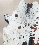 Salt and Pepper Brown Cowhide Rug #B8512