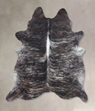 Grey Brindle Cowhide Rug #B8514