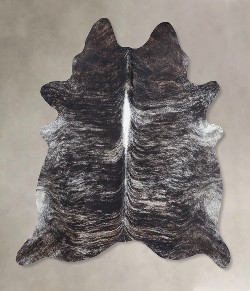 Grey Brindle Cowhide Rug #B8514